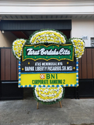 Papan Bunga Duka di Tomohon