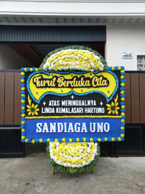 Papan Bunga Duka di Tomohon