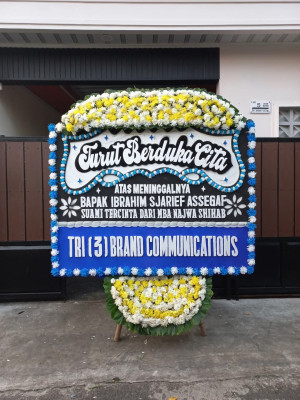 Papan Bunga Duka di Tomohon